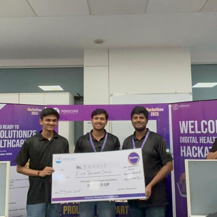 1st Runner Up — Digital Healthcare Periscope Hackathon